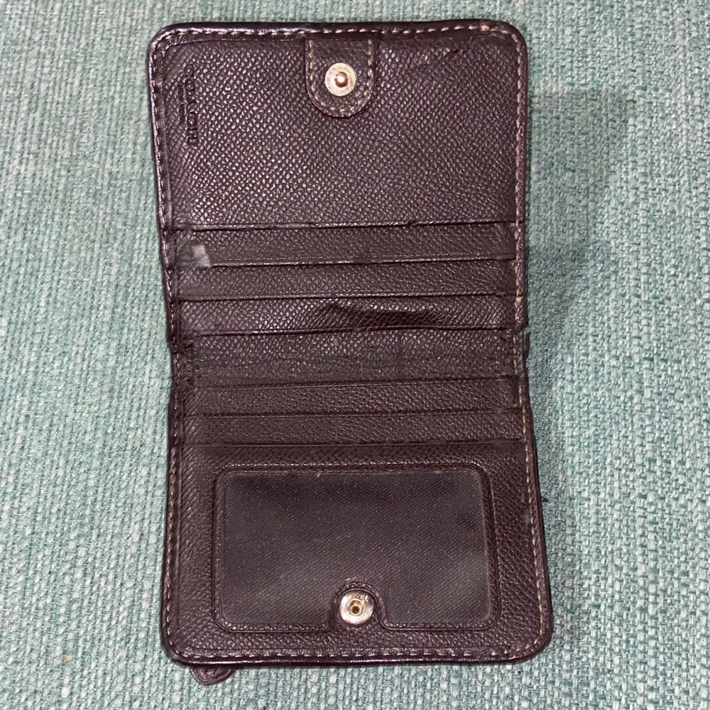 COACH Mini Wallet Zip Coin Case Card Case Women’s s Brown 🔥 - Picture 4 of 4